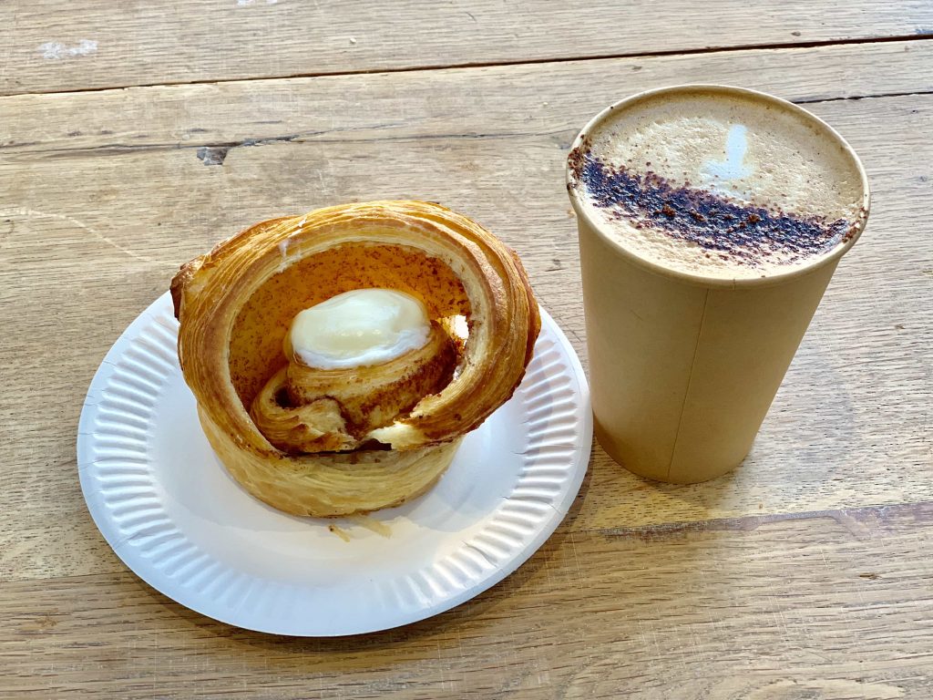 Danish pastry in the Copenhagen food market