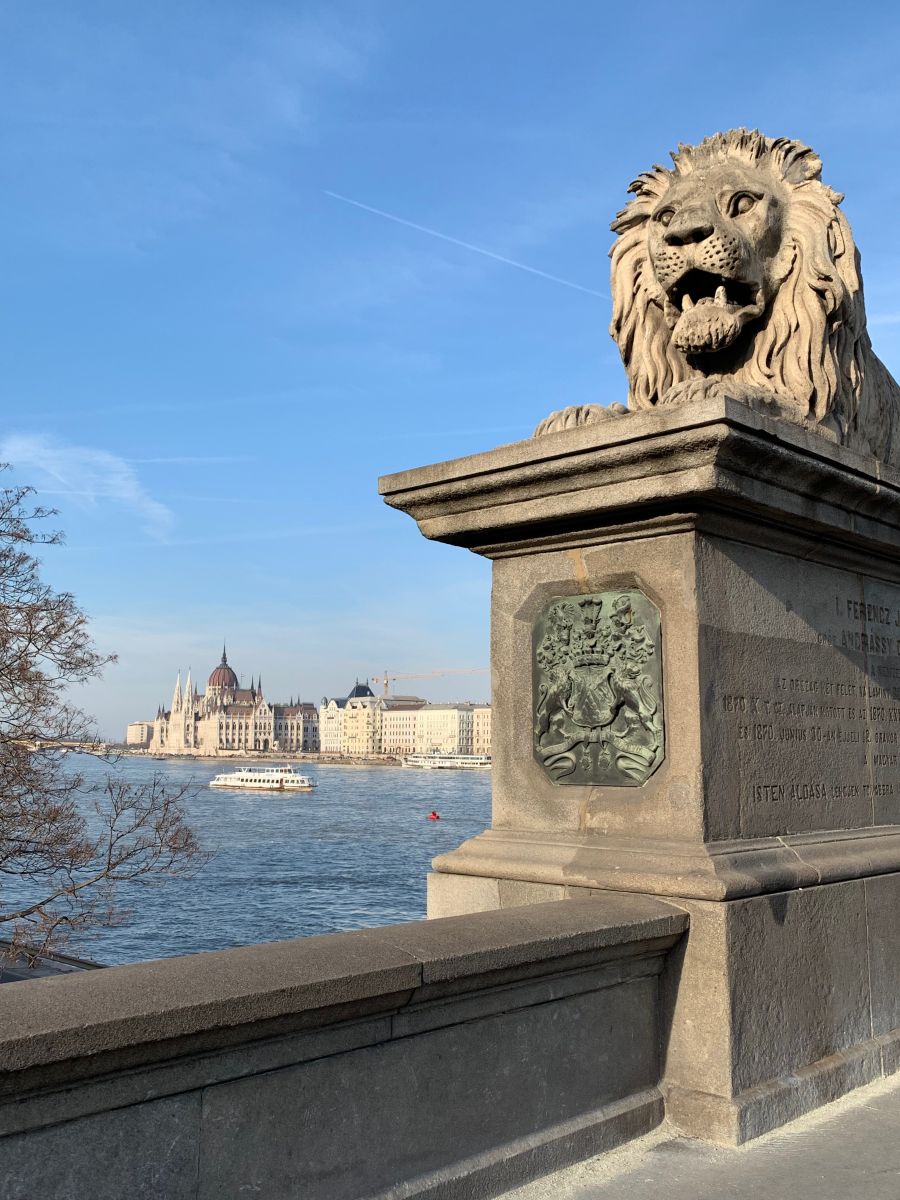 View of the Parliament Building from the Chain Bridge