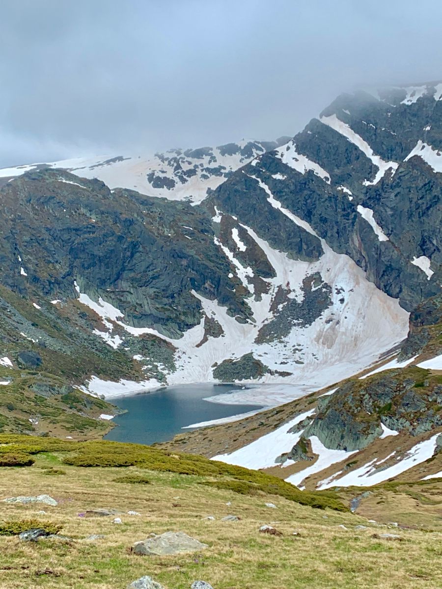 One of the Frozen Rila Lakes One of the Frozen Rila Lakes
