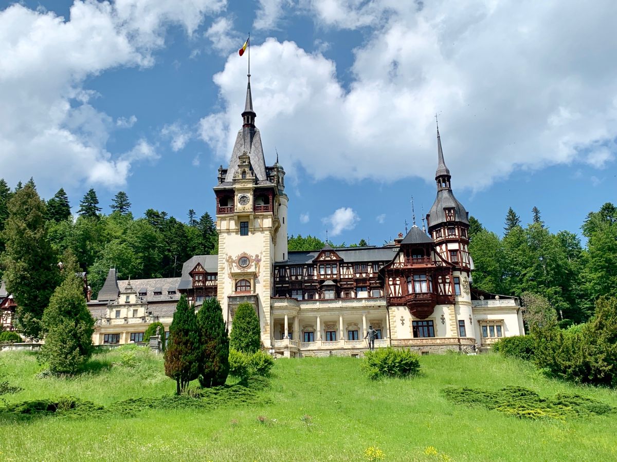 View of the Peles Castle