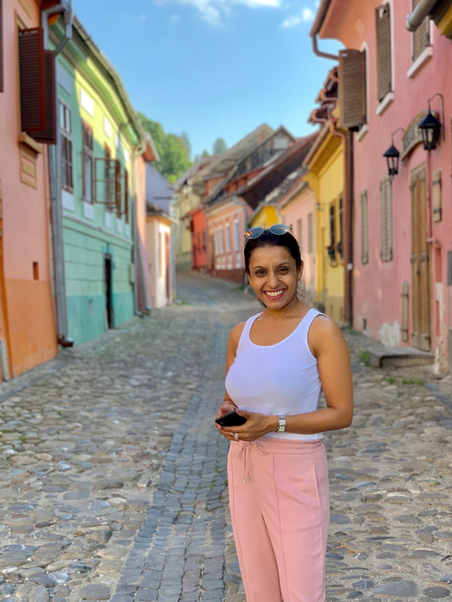 Pretty & colourful streets of Sighisoara