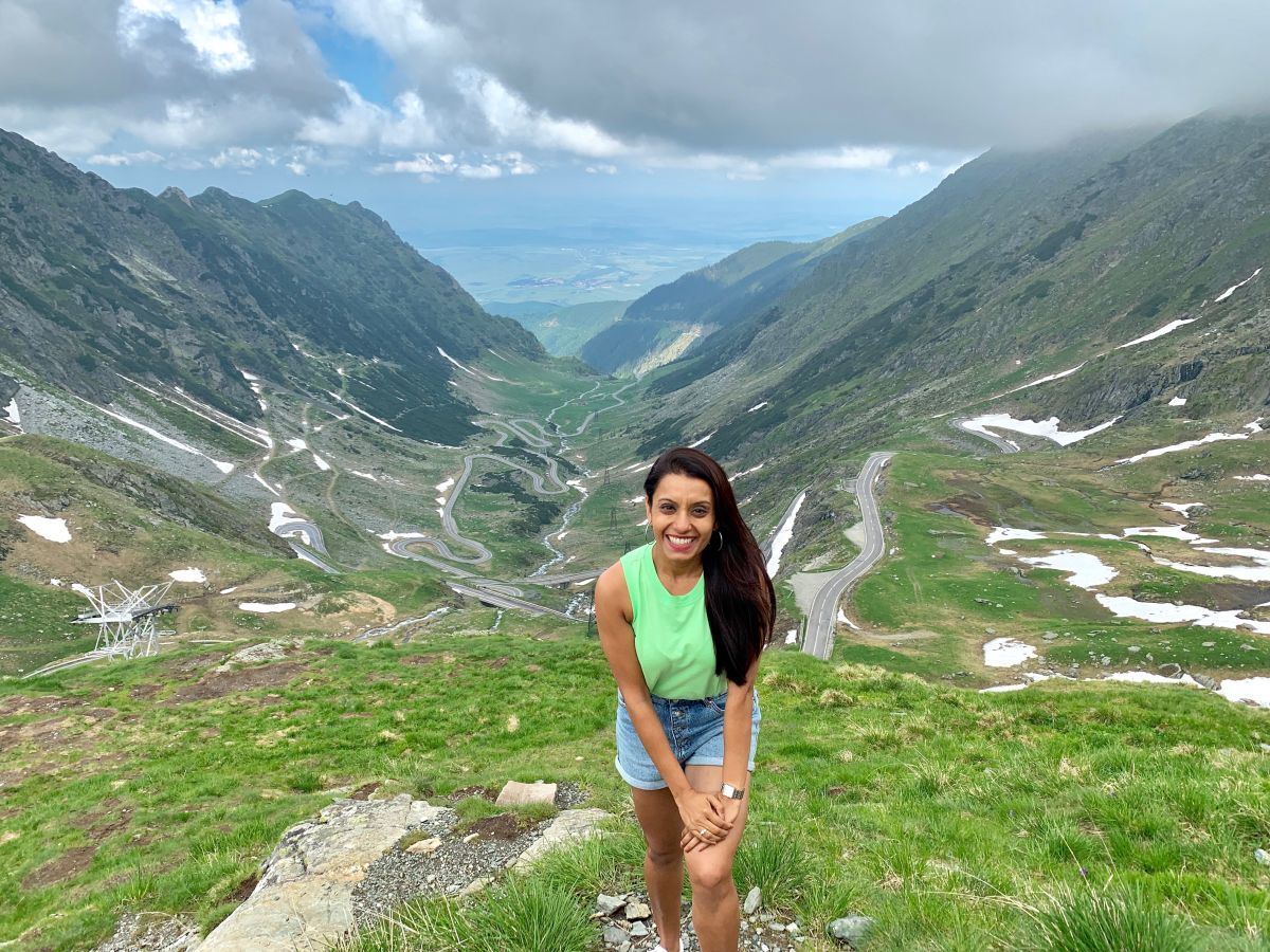 The long winding roads of the Transfagarasan Highway