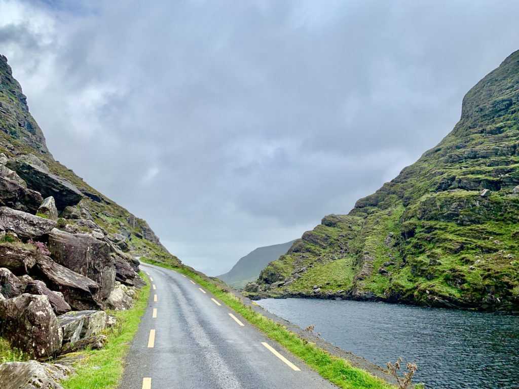Two way streets on the Ring of Kerry, Ireland Two way streets on the Ring of Kerry, Ireland