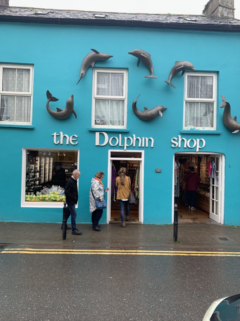 Colourful stores in Dingle Colourful stores in Dingle