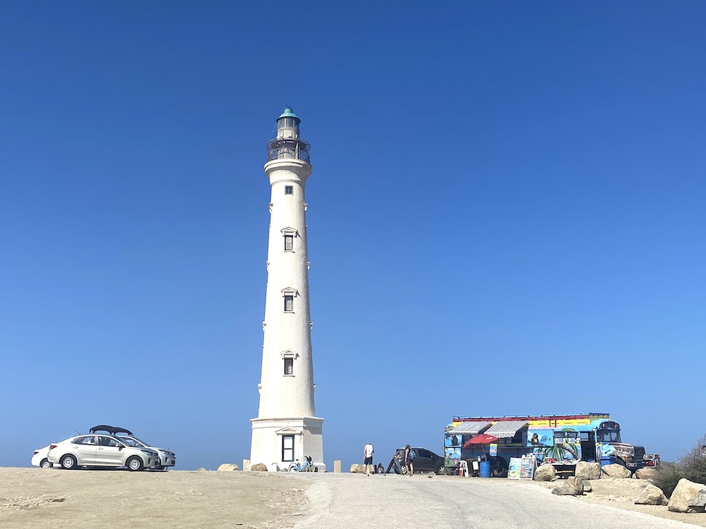 California Lighthouse at the northenmost tip of Aruba.