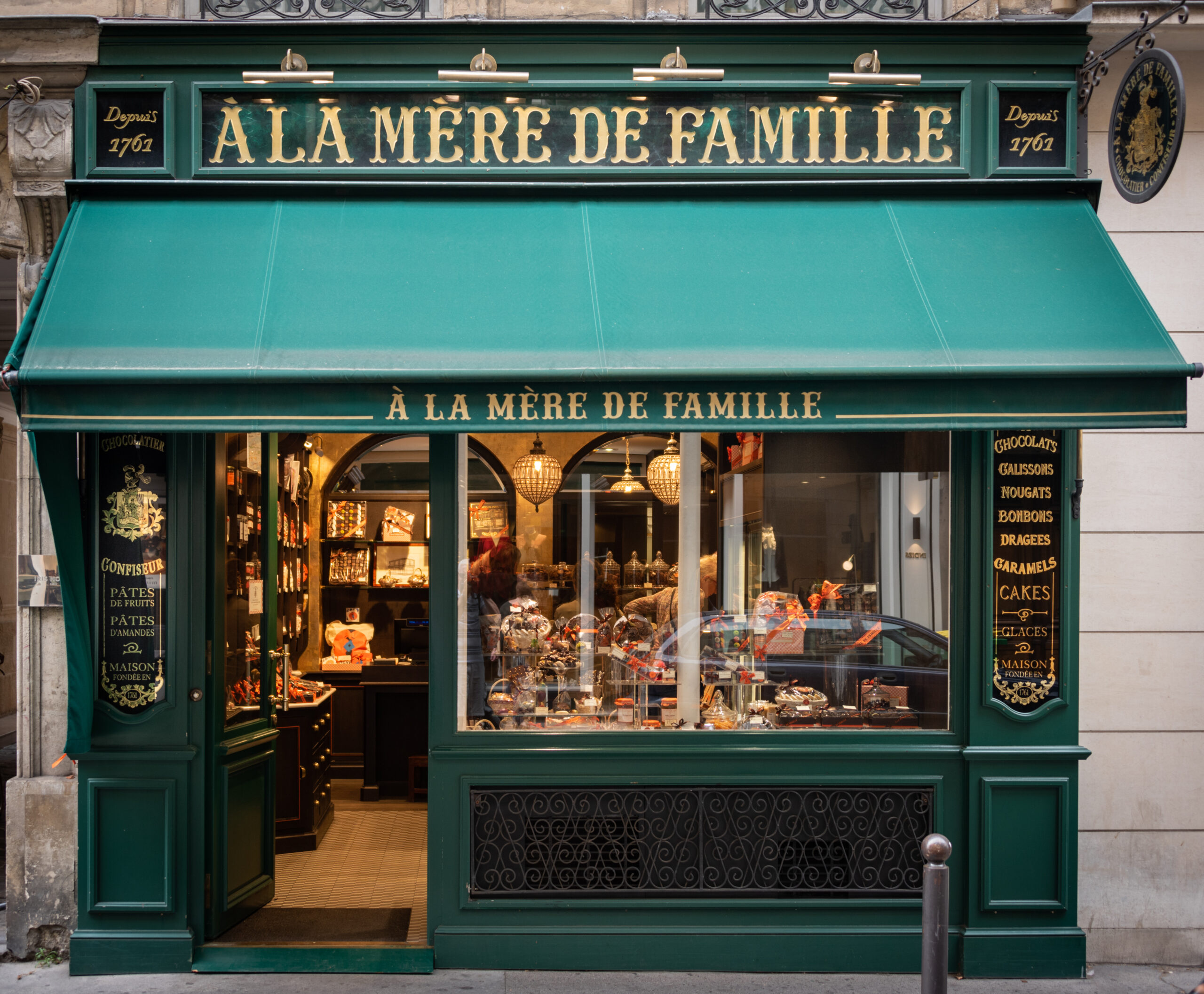 Paris chocolate shop